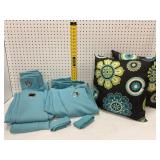 Deconovo Curtains and Throw Pillows
