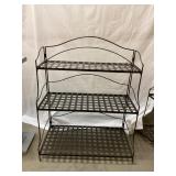 Metal Three-Tier Shelf