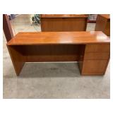 Wooden Desk with Drawers, 72 x 24 x 30 in.