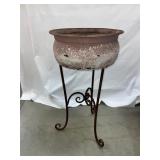 32in. Metal Planter Stand
