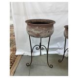 37in Metal Planter