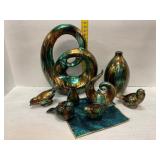 Decorative Glass Sculpture Set