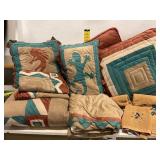 Queen 'Desert Dance' Faux Suede Bedding Set