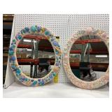 Handcast Mirrors by Al Pisano