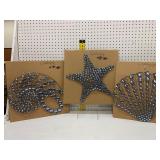 Three Crystal Wall Hangings
