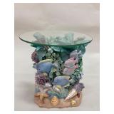 Resin Underwater-Themed Side Table