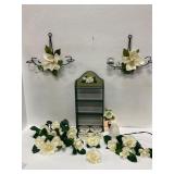 Magnolia Wall Candleholders