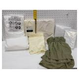 Bedding Lot with Bedskirts and Covers