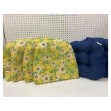 Blue and Yellow Cushions