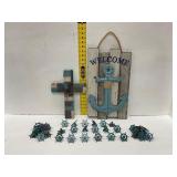 Anchor Wall Plaque, Cross, and Cabinet Pulls