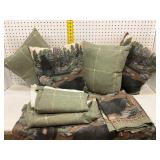 Rustic Bear-Themed Textile Set