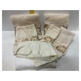 Towels and King Bed Skirt