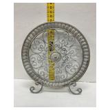 Decorative Metal Scrollwork Panel