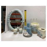 Coastal-Themed Bath Decor Set