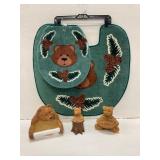 Bear-Themed Bathroom Set, New Condition