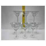 10 Schott Zwiesel Crystal Martini Glasses