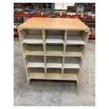 Wooden Storage Cabinet with Dividers