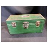 Green Metal Tool Chest with Tools