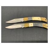 Winchester Folding Knives, Brass and Composite