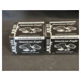 2 NEW American Eagle AR 223 100 Round Ammo
