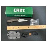 CRKT Compact Fixed Blade Knife with Sheath