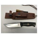 Big Cat D2 steel hunting knife