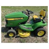 John Deere X 304 4 Wheel Steer Mower!