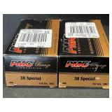 2 NEW PMC Bronze 38 Special Ammunition