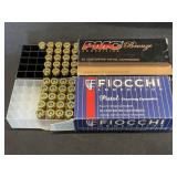 2 Part Boxes 9MM Luger Ammo Fiocchi & PMC Bronze