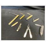 Assorted Pocket Knives & Boy Scout Knife