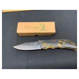 Elk Ridge Folding Knife with 440 Stainless Steel B