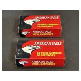 2 NEW American Eagle 9MM Luger Ammunition