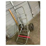 Metal Hand Truck with Pneumatic Tires