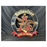 3D Budweiser bar sign with Eagle