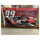 Lot of 2 Racing Flags, Roush Fenway Carl Edwards