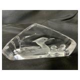 MATS JONASSON SWEDEN FULL LEAD CRYSTAL LOONS