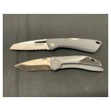 Two Gerber Folding Pocket Knives