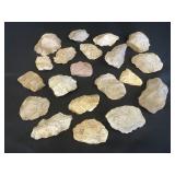 Several Pieces of Native American Worked Stone