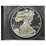 2002-W American Silver Eagle Proof 69 Cased