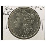 1890-CC Morgan Silver Dollar RARE DATE