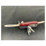 Red Multi-Tool Pocket Knife
