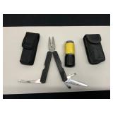 Multitool and Monocular Set with Cases