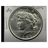 1923-P Peace Silver Dollar
