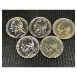 (5) PROOF Jefferson Nickels