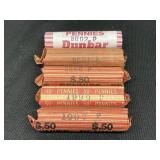 5 Philadelphia Mint Penny Rolls 1997/1999-2002
