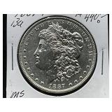 1887-P Morgan Silver Dollar