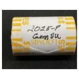 2025-P Original Roll Kennedy Half Dollars