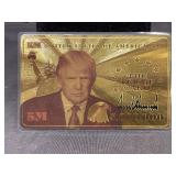 Trump 5 Million Card