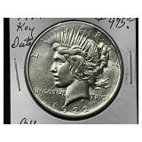 1922-D Peace Silver Dollar *Key Date*