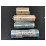 1972-P Rolls of Half Dollar/Quarter/Dime/Nickel